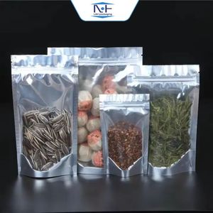 Excellent matériau HDPE résistant à l'humidité, fabrication OEM/ODM au Vietnam, soufflet latéral, qualité alimentaire, fermeture éclair supérieure, protection robuste et économique LQ APN - Product Image 4