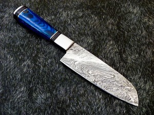 Couteau de chef en acier damas forgé à la main de qualité industrielle, 11 pouces, personnalisé, avec manche en bois dur |   Service OEM - Product Image 5