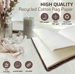 LES CONTES INCORPORÉS: Un journal en cuir fait main brillant à 7 chakras | Carnet de notes quotidien rechargeable en cuir vintage - Product Image 4