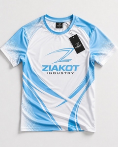 ZIAKOT industry New design Men's Custom Neon Green Black Performance T-Shirt - Product Image 2