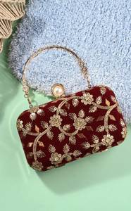 Bolsos de Noche Bordados a Mano para Fiesta y Boda, con Cristales y Diamantes de Imitación, para Mujer - Product Image 3