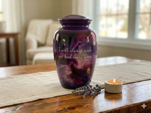 Urna Funeraria para Cenizas con Frase Personalizada - Urnas Conmemorativas Personalizadas (10 Pulgadas, 3 Pulgadas) - Product Image 2