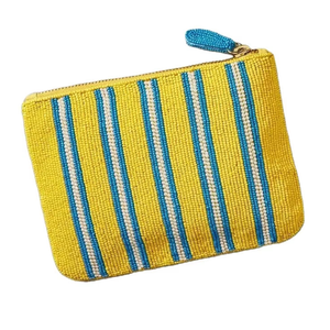 Pochette à monnaie brodée à la main MULTI CRAFT Classic - Cadeau tendance fabriqué à la main en Inde par MULTI - Product Image 1