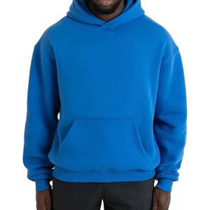 Sudadera con capucha básica para hombre con diseño de talla grande y ajuste regular, mezcla de algodón, nuevo estilo, buen precio, ropa para exteriores, sudadera básica para hombre - Product Image 6