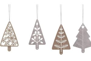 Cloches et étoiles en bois, ornements décoratifs qui apportent chaleur, joie et éclat à chaque célébration. - Product Image 2