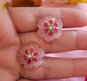 Encantadores Pendientes de Moissanita Chapados en Oro de Latón de Primera Calidad para Mujer, Ideales para Fiestas y Eventos Nocturnos, Colección de Moda - Product Image 3