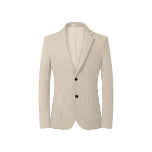 Blazer Homme STITCH MASTER de Haute Qualité, Coupe Slim Moderne, Confection Premium en Polyester, Simple Boutonnage, Col Cranté, Tissé 220g - Product Image 1