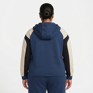 Plus Size Women's Hooded <b>Zip</b>-<b>Up</b> <b>Jacket</b> Color Blocked Print Full Sleeve Hooded <b>Jacket</b> Women Winter Wear Knitted Fleece <b>Zip</b> Hoodie - Product Image 2