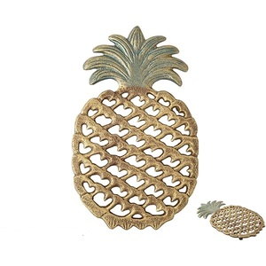 Heart Shape Aluminium <b>Trivets</b> Pan & Hotpot Protecting <b>Trivet</b> Antique Bronze Finished for Dining Table Heat Damage - Product Image 4