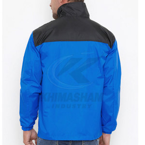Chaqueta Cortavientos de Invierno para Hombre, Transpirable, Ecológica, con Cuello Alto, Logotipo Frontal, Nailon/Poliéster de Alta Calidad - Product Image 4