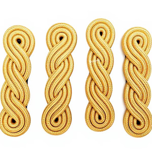QUICK WAY INDUSTRIES - Epaulettes para Uniformes de Aviación Ceremoniales con Logotipo/Diseño Gráfico Personalizado - Product Image 4