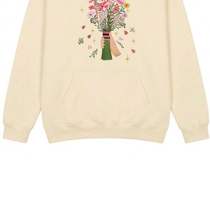 Hoodie brodé de qualité supérieure, épais, surdimensionné, 100% coton, en molleton bouclette, streetwear, fabricant de hoodies - Product Image 5
