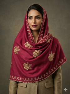 Hiyab de Chifón Floral para Mujer, Multicolor, con Bordado de Pedrería, Suave, Ligero y Transpirable, Proveedor Mayorista de Verano - Product Image 4