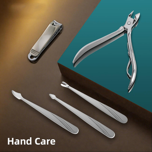 Hot Selling Stainless Steel <b>Manicure</b> <b>Kits</b> Premium Nail Care Accessories and Luxury Portable Storage Case - Product Image 6