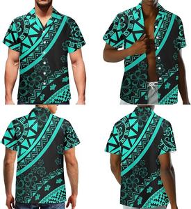 Vestidos de Ropa Tribal Polinesia Puletasi para Mujer, Elegantes Vestidos de Manga Corta Estilo Isleño, Conjunto Puletasi Samoano, Vestido Maxi - Product Image 1