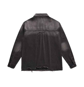 Technical Garment Manufacturing: Men's <b>Fleece</b>-Lined Jean Jacket - Single-Stitch Finish - Durable Winter Trucker Jacket Wholesale - Product Image 1