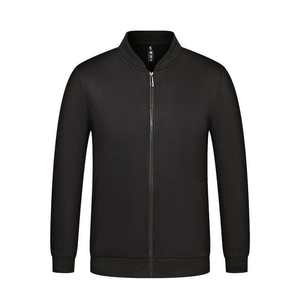 Sweat-shirt à capuche unisexe 100% coton avec fermeture éclair, doublé, coupe ample, tissu tricoté respirant, hiver, brodé - Product Image 2