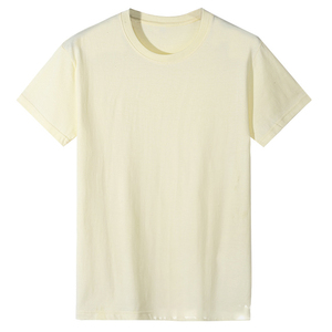 Bangladesh China Factory Price Custom Logo Embroidery OEM 180G Combed Pure Cotton Crew <b>Neck</b> Casual T Shirt - Product Image 3