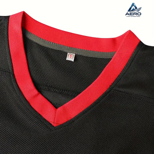 Camisetas y Tops de Hockey sobre Hielo para Adultos, Tallas Grandes, Color Negro, Nueva Tendencia, Alta Demanda, Más Vendidos, 100% Poliéster, Precio al por Mayor - Product Image 5