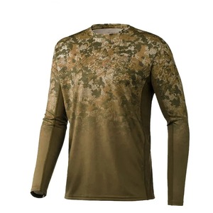 Camiseta de Caza Sublimada Transpirable para Invierno, Personalizada OEM, para Caza de Ciervos y Cerdos, 100% Poliéster Spandex, Cuello Redondo, UPF 50, 2026 - Product Image 1