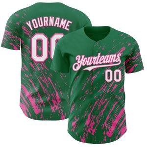 Maillot de baseball personnalisé sublimé respirant 100 % polyester à col ras du cou et bretelles en T, manches courtes, séchage rapide, pour équipe sportive, été - Product Image 1