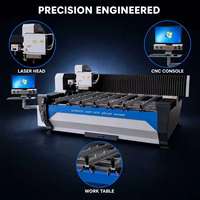 Machine de sablage et de perçage laser pour verre miroir, traitement sans contact, traitement en une seule opération pour l'usine de miroirs LED