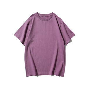 Camiseta de Algodón Lisa para Hombre, Ligera, Transpirable, de Manga Corta y Cuello Redondo, para Impresión - Product Image 5
