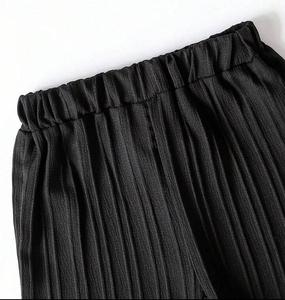 ชุดรีสอร์ทแบบมีโครงในเมืองสำหรับเด็กรุ่นเที่ยงคืนผ้าย่นสำหรับฤดูร้อน - Product Image 4