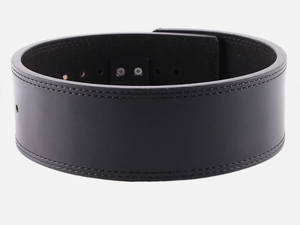 Leather <b>Weight</b> Lifting <b>Belt</b> With Adjustable Buckle Closure For Strength Training Unisex Waist Support By KALEEM QUALITY WEAR - Product Image 4