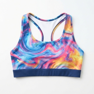 Ropa Deportiva al por Mayor, Top Deportivo Corto Transpirable con Estampado Personalizado para Gimnasio y Entrenamiento - Product Image 2