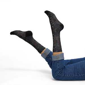 New Men's Crew <b>Socks</b> Paisley Pattern Digital Printing Breathable Knitted Daily Wear Spring Season Spandex <b>Polyester</b> <b>Socks</b> - Product Image 6