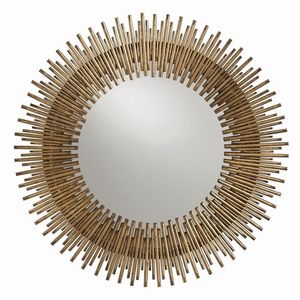 Espejo de pared decorativo de metal para decoración de interiores de salas de estar de lujo y accesorios de estilo moderno para el hogar - Product Image 4