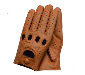 Best Selling Customized Driving Leather Hand <b>Gloves</b> Best Sheepskin Leather <b>Gloves</b> for Driving Men Full Finger Driving <b>Gloves</b> - Product Image 4