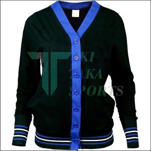 Cardigan en tricot à col en V pour homme Tiki Taka Sports, à un seul bouton, manches longues, nouvelle arrivée, décoration en dentelle, saison hivernale, patchwork - Product Image 1