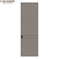 Porte intérieure en MDF de style design moderne, technique raffinée, OEM/ODM, anti-fissuration, résistante aux termites, isolation acoustique, ISO 9001, pour villa