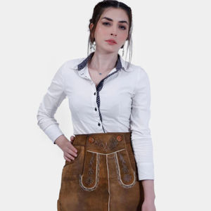 Falda corta negra informal de moda al por mayor, minifalda de cintura alta, falda sexy de cuero con etiqueta VIN para mujer - Product Image 4