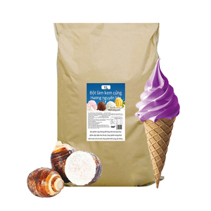 Poudre de mélange pour crème glacée molle au taro, 25 kg, pour les boutiques de desserts, la restauration, les entreprises de gelato, commande en gros - Product Image 2