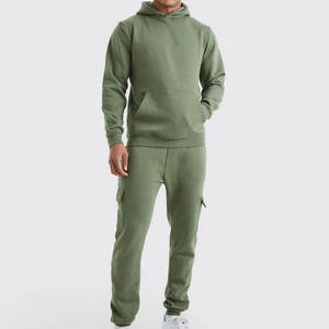 Survêtements d'entraînement décontractés deux pièces les plus recherchés pour hommes – Tenues de sport confortables avec logo – Collection Hiver en promotion - Product Image 1