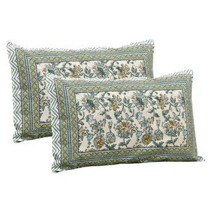 Hand Block Cotton Printed 200TC Full Size All-Season Eco-Friendly Skin-Friendly <b>Flat</b> & <b>Fitted</b> Bed <b>Sheet</b> - Product Image 2