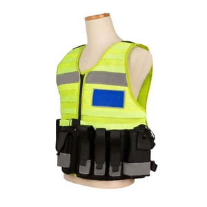 Chaleco de Seguridad Reflectante de Alta Visibilidad con Múltiples Bolsillos, Cierre de Cremallera y Diseño de Malla para Trabajo al Aire Libre - Product Image 6