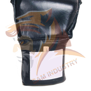 Guantes de Entrenamiento MMA de Medio Dedo con Logotipo Personalizado de Alta Calidad, Correa de Muñeca Ajustable, Material PU, Cierre de Gancho y Bucle - Product Image 5