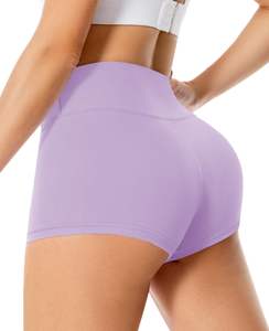 Shorts Deportivos de Cintura Alta para Mujer, de Poliéster, para Correr, Yoga, Gimnasio, Personalizados, al por Mayor - Product Image 1