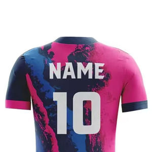 ผู้ผลิตเสื้อฟุตบอลแบบซับลิเมชั่นสำหรับสโมสรฟุตบอลในสหราชอาณาจักร เสื้อฟุตบอลระบายอากาศได้ดี ผู้ผลิตเสื้อผ้ากีฬาแบบ OEM - Product Image 5
