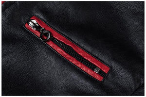 Chaqueta de Cuero con Textura de Cocodrilo para Hombre, Chaqueta de Motociclista de Moda Premium, Venta al Por Mayor, Personalización ODM OEM - Product Image 5