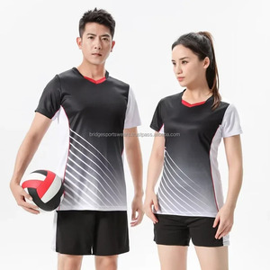 Ensemble d'uniformes de volley-ball personnalisés unisexes, séchage rapide, vêtements d'équipe, 100% polyester - Product Image 3