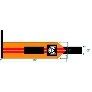 Premium Quality Elastic 18" <b>Wrist</b> <b>Wraps</b> <b>Gym</b> <b>Wrist</b> <b>Wraps</b> Custom Fitness Weight Lifting Straps Heavy Duty <b>Wrist</b> Support Hook&loop - Product Image 2