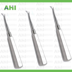 Elevador de Raíces Dental de Calidad Premium, Tipo Twist 27 L, Manual, de Acero Inoxidable, Certificado CE Clase I, Instrumento Dental Ergonómico Plateado - Product Image 4