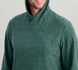 Sweat à capuche de pêche à séchage rapide, léger, anti-humidité, manches longues, polyester, logo personnalisé, pour hommes - Product Image 4