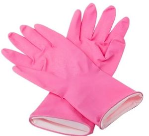 Gants de travail en cuir rouge et gris, durables, pour l'extérieur, hiver, décontractés, longueur poignet - Product Image 4
