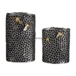 Jarrón de Flores de Lujo, Diseño Rústico Vintage, Chapado en Oro, Metal de Alta Calidad, para Decoración del Hogar y Hoteles - Product Image 5